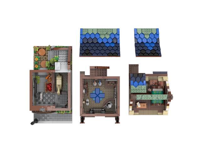 ZITIANYOUBUILD MOC-106058 Medieval Armory with Interior Modular Building for Castle 1481 Parts