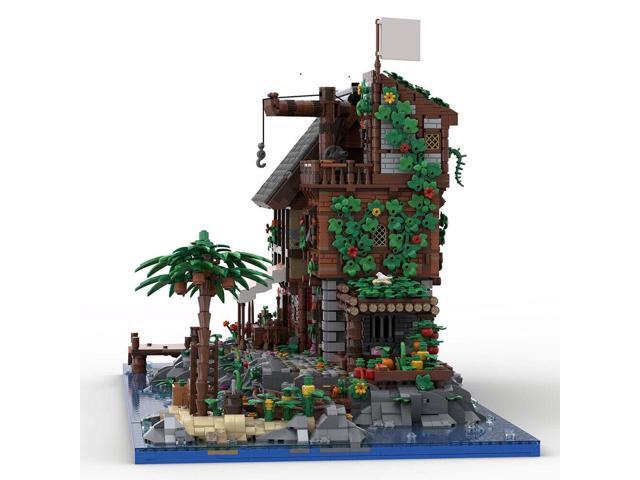 ZITIANYOUBUILD MOC-126702 Medieval Pirate's Refuge on Island with Interior 8624 Parts