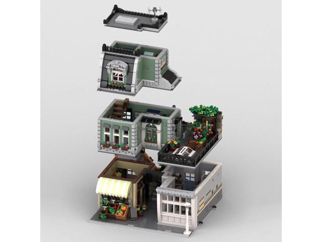 ZITIANYOUBUILD MOC-59472 Carpenter's Shop with Workshop, Organic Store, Apartment 3627 Parts