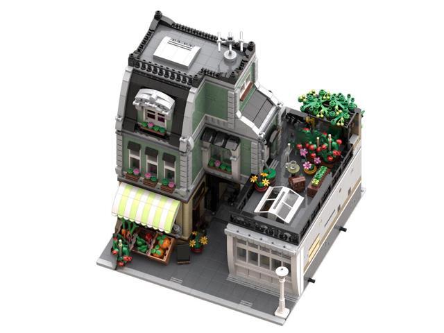 ZITIANYOUBUILD MOC-59472 Carpenter's Shop with Workshop, Organic Store, Apartment 3627 Parts