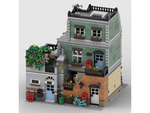 ZITIANYOUBUILD MOC-59472 Carpenter's Shop with Workshop, Organic Store, Apartment 3627 Parts