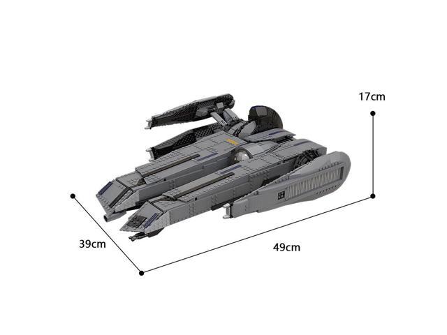 ZITIANYOUBUILD C5722 Personal Transport Unique Ship with Interior Cockpit 1608 Parts