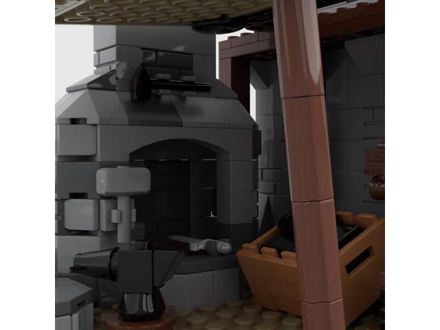 ZITIANYOUBUILD Custom MOC-83224 Medieval Modular Blacksmith 306 Parts Kids Gift for Christmas