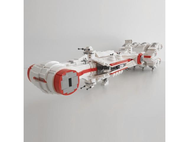 ZITIANYOUBUILD C5986 CR90 Class Ship Consular Vessel Diplomatic Ship from Film 2825 Parts