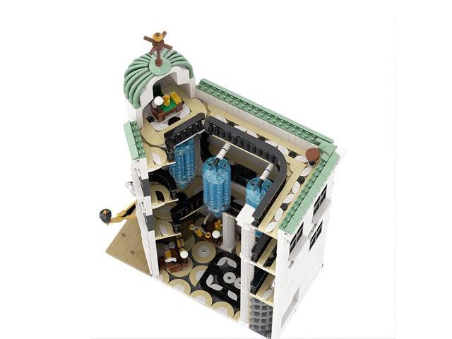 ZITIANYOUBUILD C7720 Modular Building with Side Entrance, Large Chandeliers & Dragon 3603 Parts