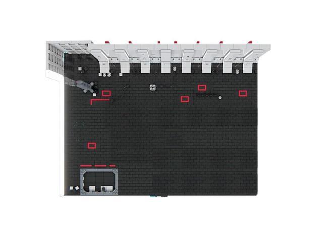 ZITIANYOUBUILD C5263 Hang-bays Diorama with a Cargo Elevator Shaft from Movie 5403 Parts