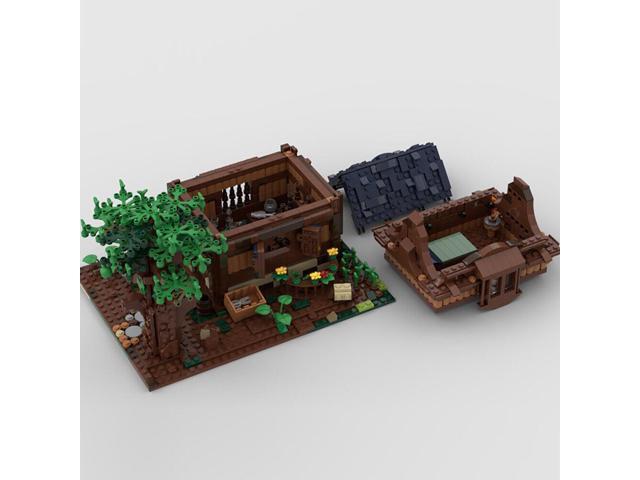 ZITIANYOUBUILD C5467 Modular Building: Little House with Tree and Interior 1141 Parts