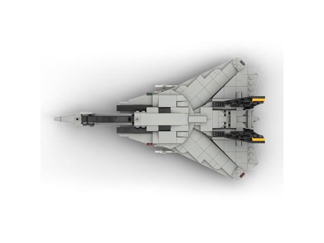 ZITIANYOUBUILD Custom MOC-148537 F-14 Military Aircraft Model 462 Parts Kids Gift for Christmas