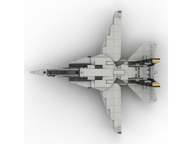 ZITIANYOUBUILD Custom MOC-148537 F-14 Military Aircraft Model 462 Parts Kids Gift for Christmas