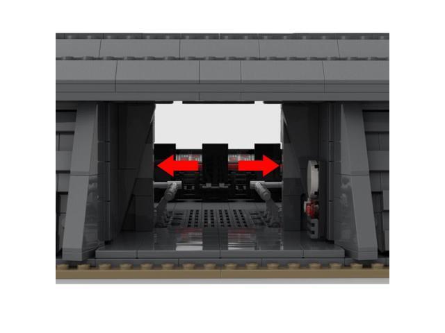 ZITIANYOUBUILD MOC-117685 Shield Generator Bunker Imperial Outpost on Forest Moon 1057 Parts