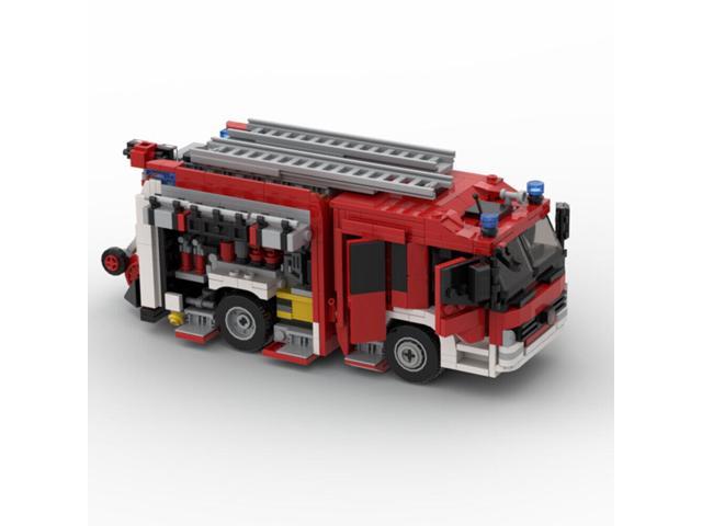 ZITIANYOUBUILD MOC-137461 Functional and Playable Fire Truck Rescue Vehicle 1019 Parts