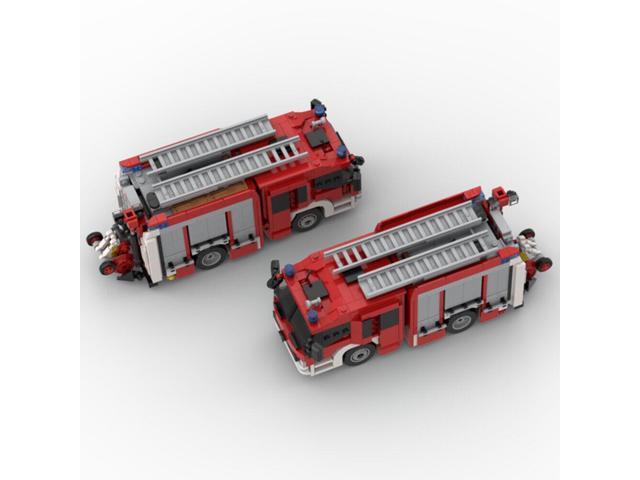ZITIANYOUBUILD MOC-137461 Functional and Playable Fire Truck Rescue Vehicle 1019 Parts