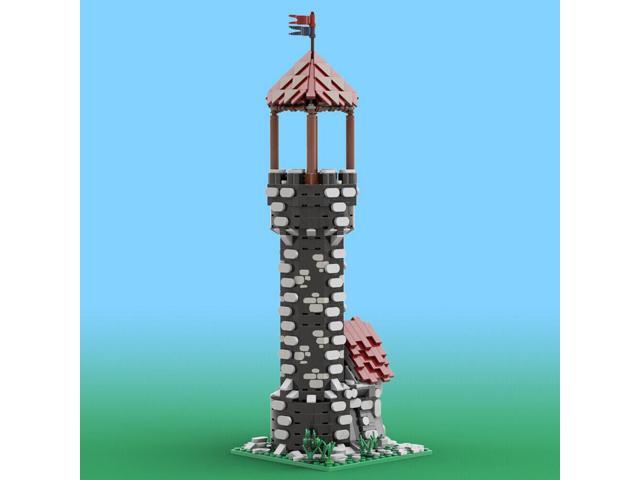 ZITIANYOUBUILD MOC-156629 Stone Tower Watchtower with Guards Room for Castle 964 Parts