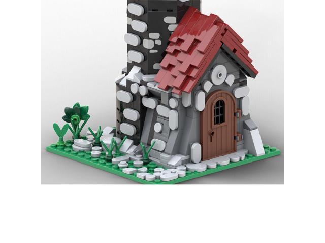 ZITIANYOUBUILD MOC-156629 Stone Tower Watchtower with Guards Room for Castle 964 Parts