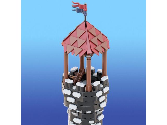 ZITIANYOUBUILD MOC-156629 Stone Tower Watchtower with Guards Room for Castle 964 Parts