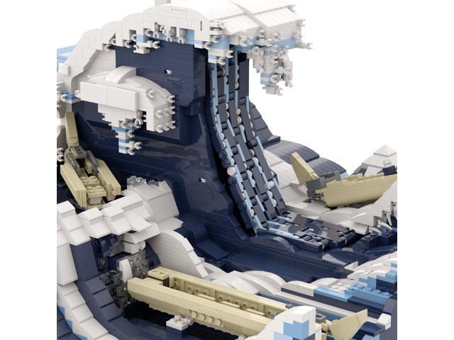 ZITIANYOUBUILD C4981 Famous Paintings of the World: The Wave Building Toys Set 3289 Parts