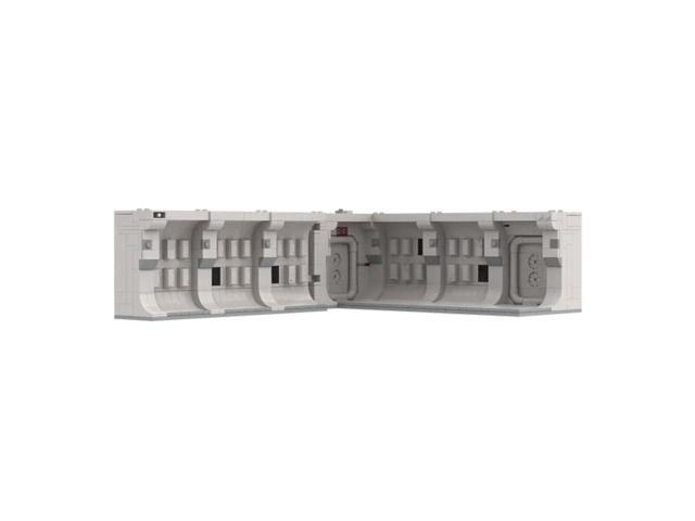 ZITIANYOUBUILD C5109 White Main Corridor with Airlock Doorway from Movie 1087 Parts