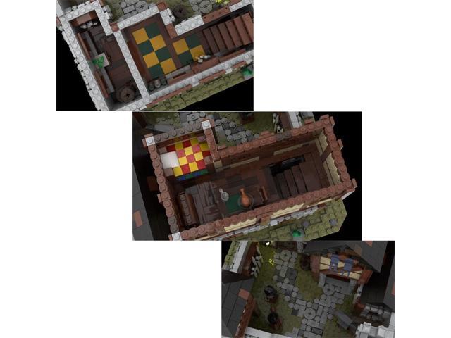 ZITIANYOUBUILD MOC-110112 Medieval Infantry Barracks 10.7 x 10.4 x 9.4 Inches 2450 Parts