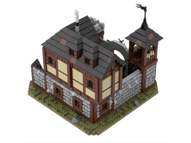 ZITIANYOUBUILD MOC-110112 Medieval Infantry Barracks 10.7 x 10.4 x 9.4 Inches 2450 Parts
