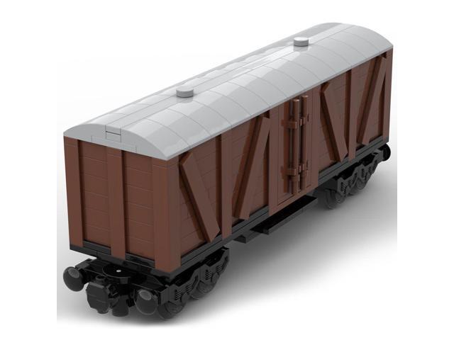 ZITIANYOUBUILD Custom MOC-78793 7 Stud Wide Old Style Box Car 4 Axis Train 421 Parts Kids Gift