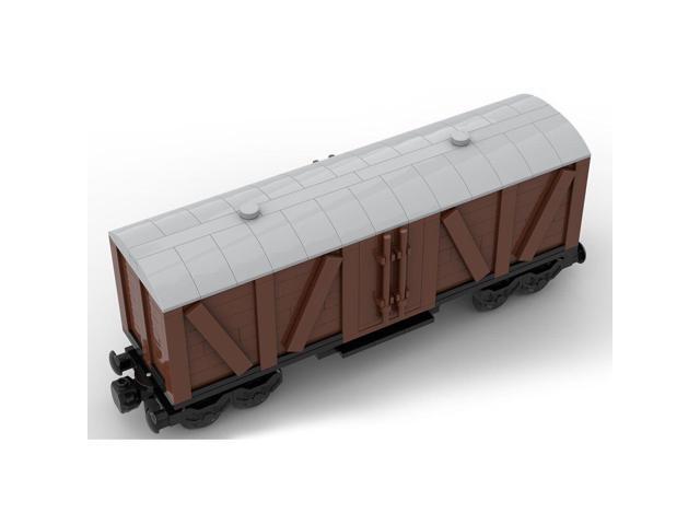 ZITIANYOUBUILD Custom MOC-78793 7 Stud Wide Old Style Box Car 4 Axis Train 421 Parts Kids Gift