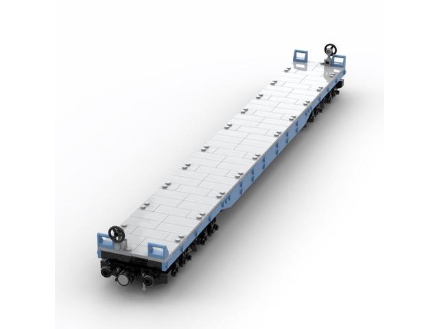 ZITIANYOUBUILD Custom MOC-52155 Large Flatcar Train 469 Parts Kids Gift for Christmas