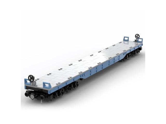 ZITIANYOUBUILD Custom MOC-52155 Large Flatcar Train 469 Parts Kids Gift for Christmas