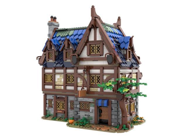 ZITIANYOUBUILD MOC-119495 Medieval Tavern & Hotel Model Modular Building 2989 Parts Gift