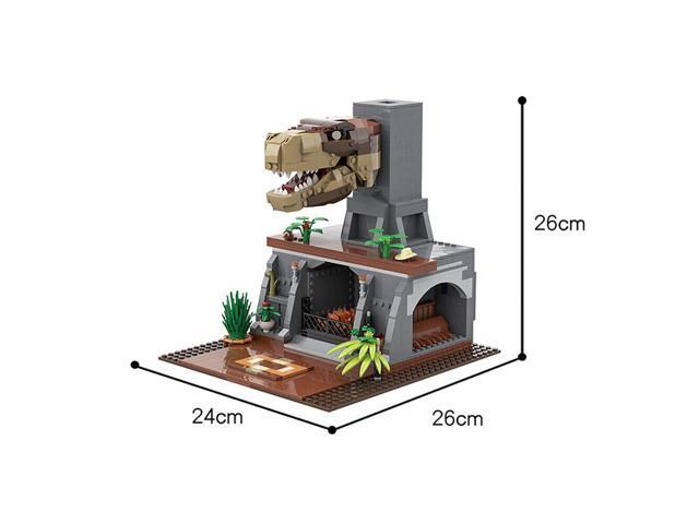 ZITIANYOUBUILD C5006 Fireplace Model with Dinosaur Head Building Toys Set 941 Parts