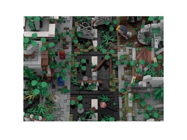 ZITIANYOUBUILD MOC-32889 Modular Building: Ruined City with 9 Different Modules 3645 Parts