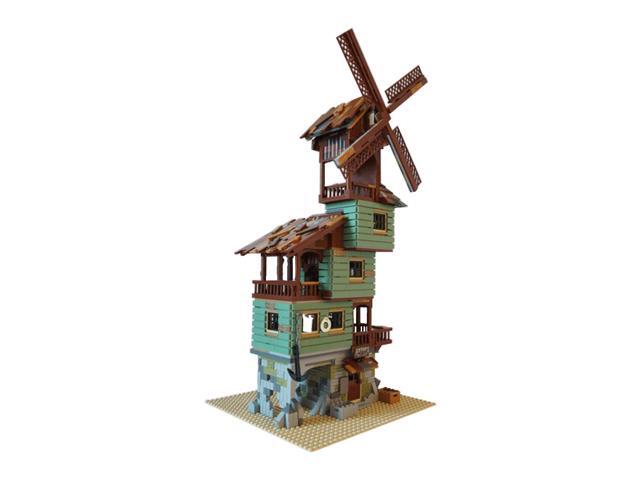 ZITIANYOUBUILD YOUFOY Modular Building: Old Mill Model Building Toys Set 1762 Bricks Gift