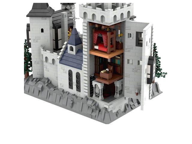 ZITIANYOUBUILD MOC-100690 The Black Castle with Furnished Cellars, Library, Stables 5524 Parts