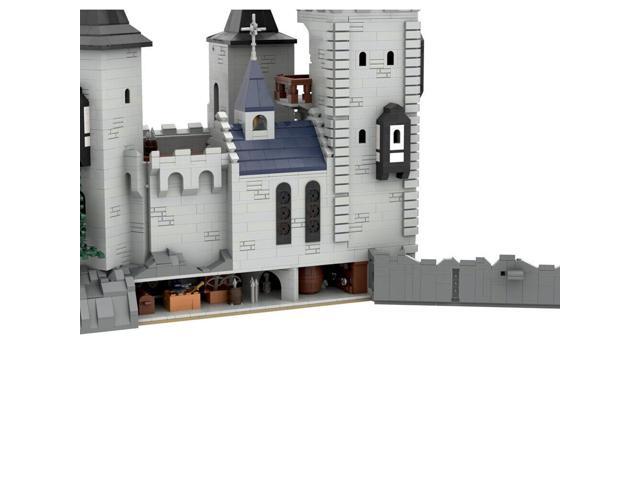 ZITIANYOUBUILD MOC-100690 The Black Castle with Furnished Cellars, Library, Stables 5524 Parts