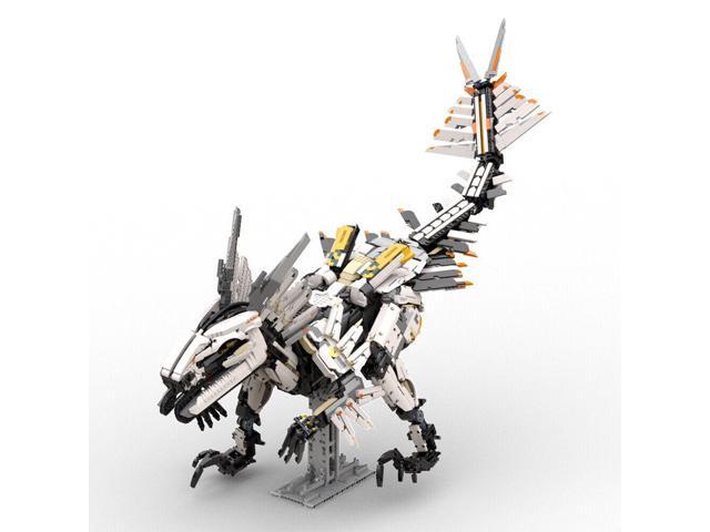 ZITIANYOUBUILD Custom MOC: C7962 Clawstrider Monster with Stand 7030 Parts from Game