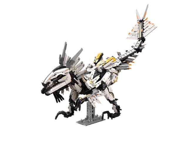 ZITIANYOUBUILD Custom MOC: C7962 Clawstrider Monster with Stand 7030 Parts from Game