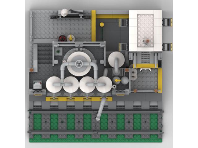 ZITIANYOUBUILD MOC-127086 Transfer Station with Storage Tanks & Elevated Control Room 611 Parts