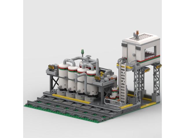ZITIANYOUBUILD MOC-127086 Transfer Station with Storage Tanks & Elevated Control Room 611 Parts