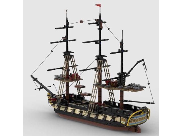 ZITIANYOUBUILD MOC-65878 5th Rate Frigate Heavy Frigate with Gun Deck and Interior 1901 Parts