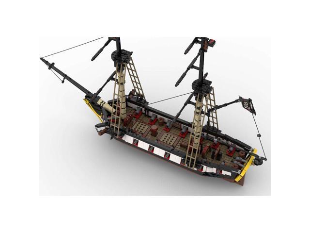 ZITIANYOUBUILD MOC-76499 Brig / 18-gun Flush-deck Brig-sloop for Pirates Theme 1690 Parts