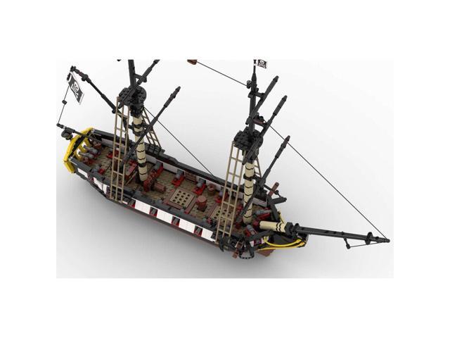 ZITIANYOUBUILD MOC-76499 Brig / 18-gun Flush-deck Brig-sloop for Pirates Theme 1690 Parts