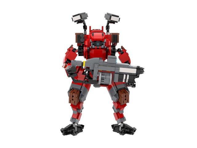 ZITIANYOUBUILD C9582 Red Robot Model Building Toys Set from Video Game 976 Parts for Adults