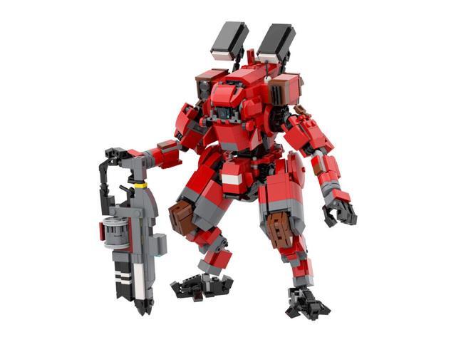 ZITIANYOUBUILD C9582 Red Robot Model Building Toys Set from Video Game 976 Parts for Adults
