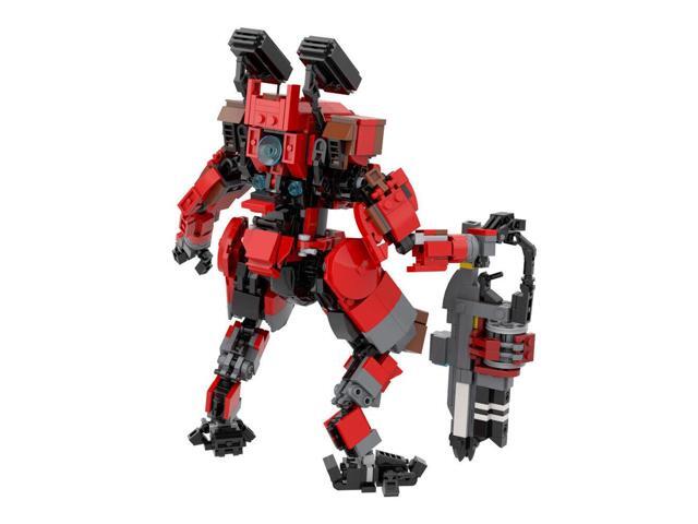 ZITIANYOUBUILD C9582 Red Robot Model Building Toys Set from Video Game 976 Parts for Adults