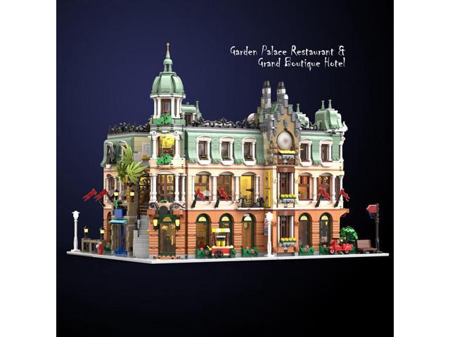 ZITIANYOUBUILD MOC-111728 Garden Palace Restaurant with Interior Modular Building 4552 Parts