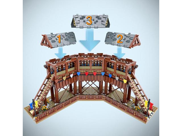 ZITIANYOUBUILD MOC-152408 Medieval Tournament Grounds Model for Castle Collection 3186 Parts