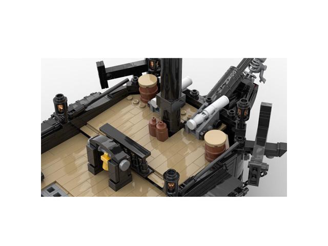 ZITIANYOUBUILD MOC-80551 Black Pirate Ship Model Building Toys Set for Collection 2478 Parts