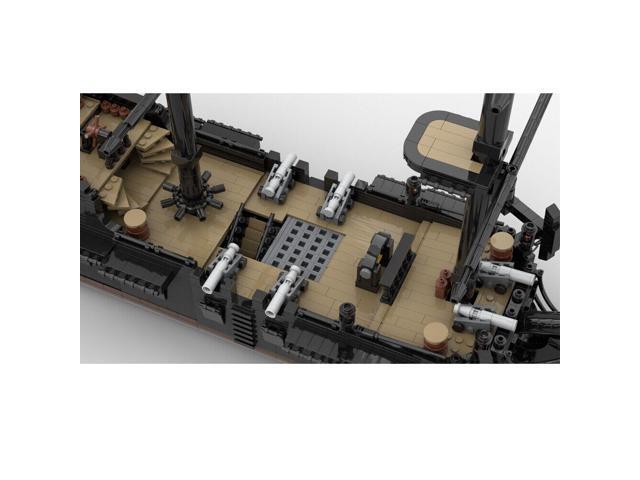 ZITIANYOUBUILD MOC-80551 Black Pirate Ship Model Building Toys Set for Collection 2478 Parts