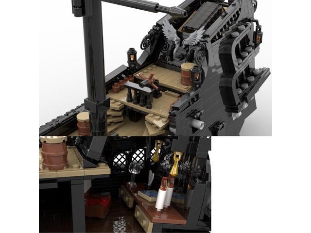 ZITIANYOUBUILD MOC-80551 Black Pirate Ship Model Building Toys Set for Collection 2478 Parts