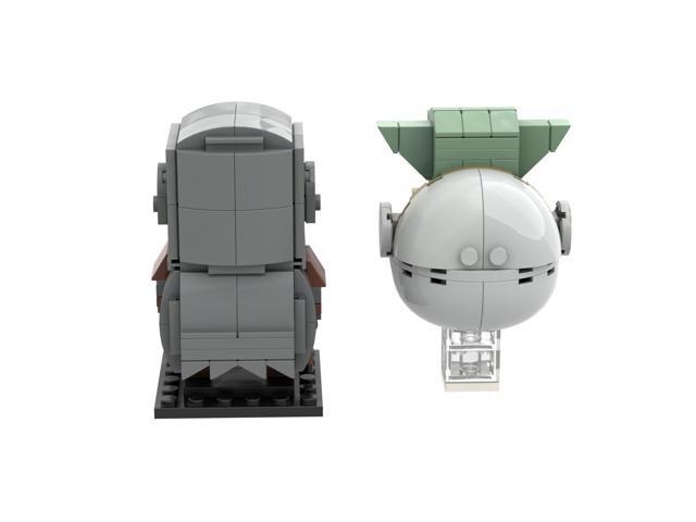 ZITIANYOUBUILD C4927 /M/an/d/aNlorian B/r/i/c/k/Nheadz and Baby Y-o-da- Kit 228 Parts from TV