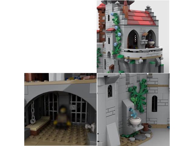 ZITIANYOUBUILD MOC-150482 Odd Castle by the Sea, Castle Keep Modular Building 1527 Parts